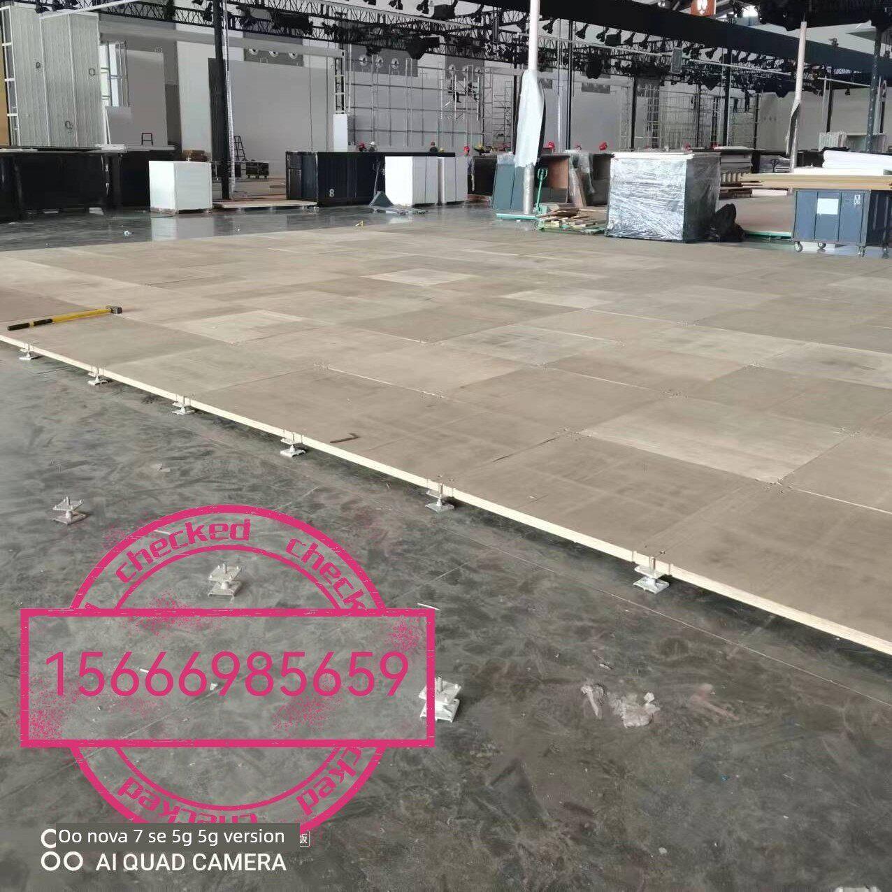 车展木制地台板汽车4S店专用展台板材4公分厚一米方木板展览展示