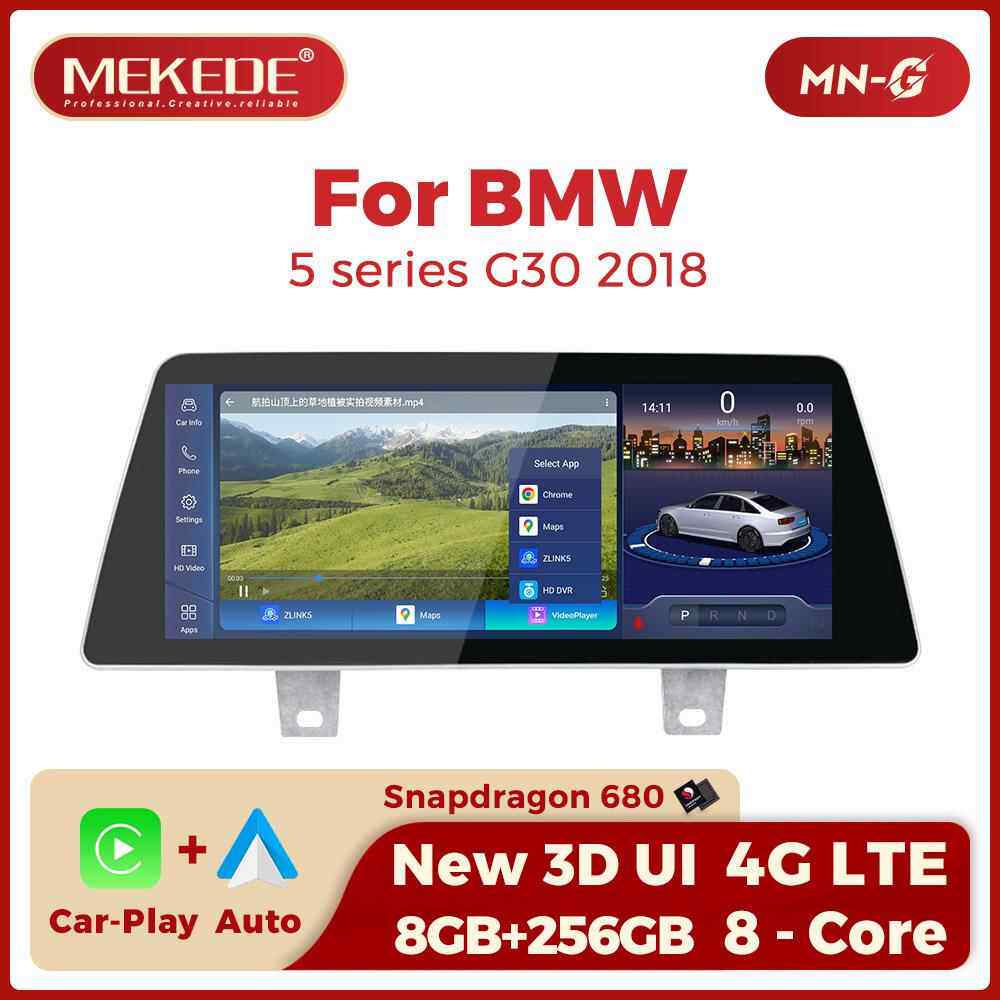 10.25寸适用宝马5系G30 525Li安卓大屏中控车载导航蓝牙Carplay