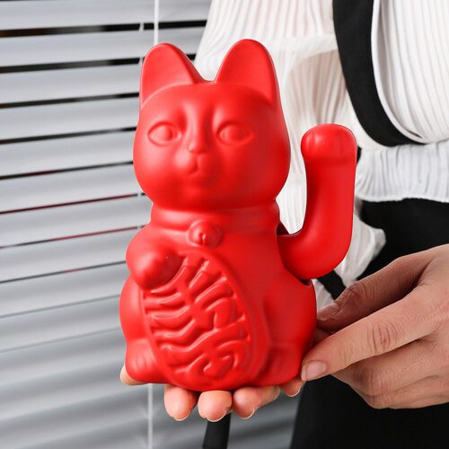 招财猫爱面工位摆ZCM-15件自动招手家桌居客厅家可用铺装饰品开业