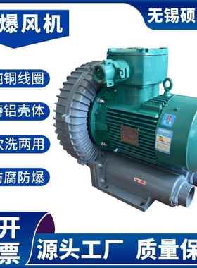 防爆变频旋涡气泵11KW易燃易爆环境隔爆型高压风机RB82011千瓦
