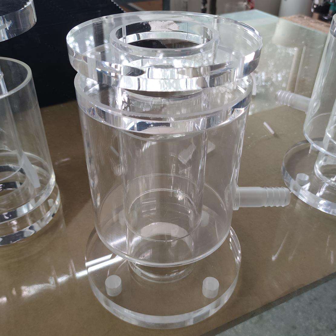 亚克力实验装置有机玻璃圆管圆筒透明异形多通阀门法兰管