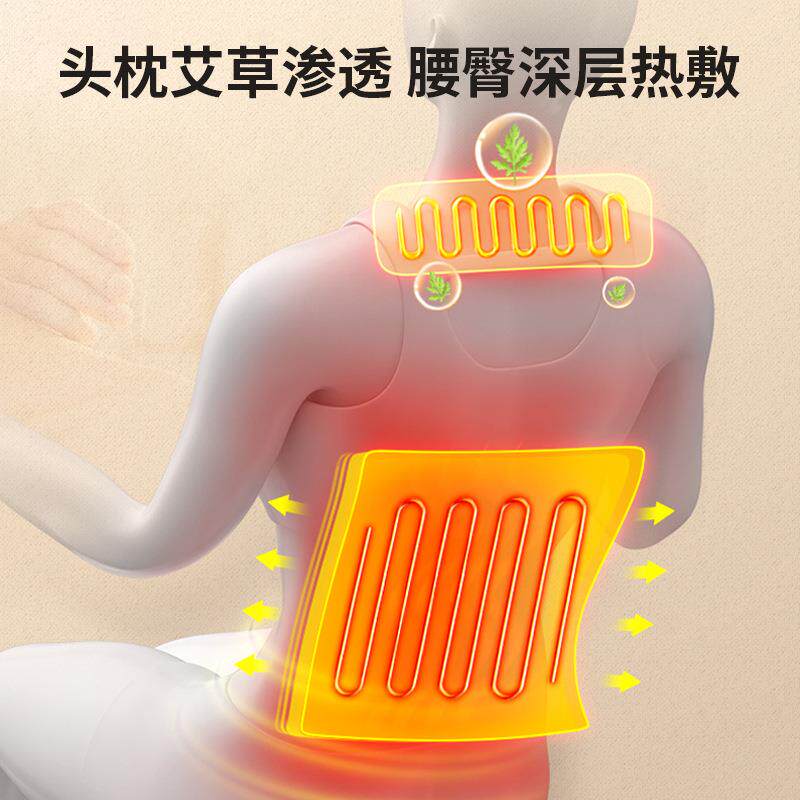 多功能智能全身按摩床垫家用电动气囊揉捏加热颈椎腰部腿部按摩仪