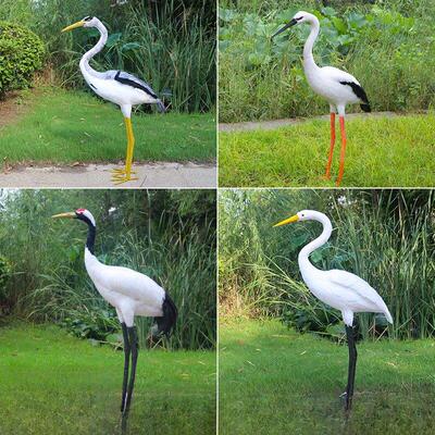 模拟羽毛，黑色炮塔，白色炮塔，白鹭，白鹭，炮塔，红炮塔模型，