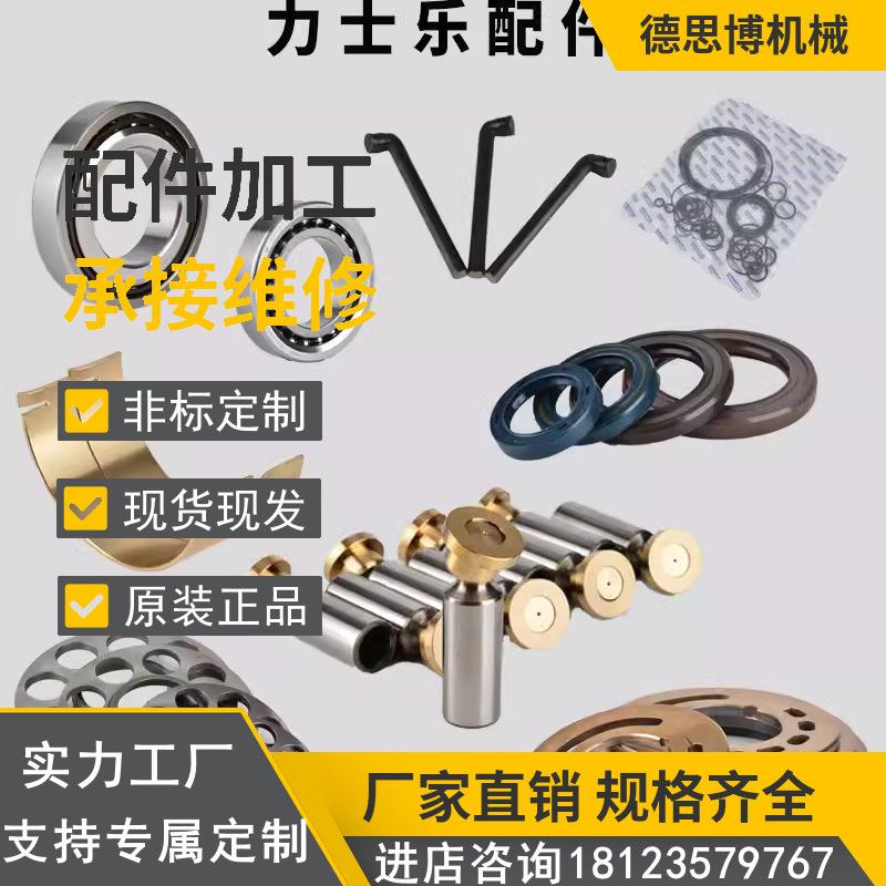 油泵A10VSO柱塞泵 A4VSO125缸体柱塞九孔盘配油盘轴封泵胆