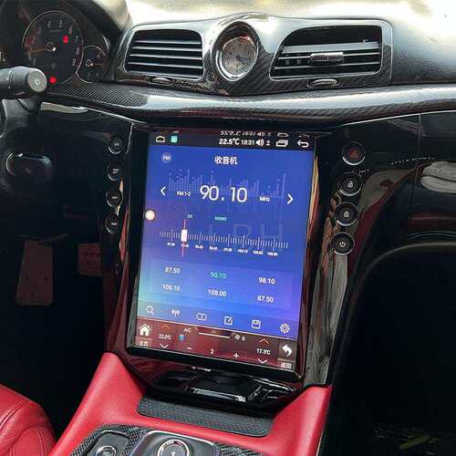 适用07-15款玛莎拉蒂 GT 12.1寸安卓中控智能多媒导航大屏CarPlay