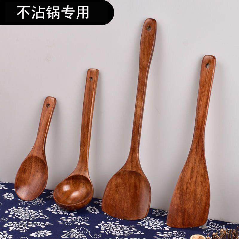 木勺木铲子烧菜家用锅铲不伤锅厨房木锅铲炒菜木汤勺木质厨具