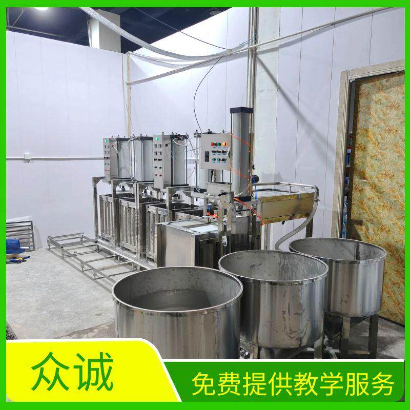 全数控动自豆腐干机备生产线泼脑均匀 不锈钢豆QWK干机设保教技术