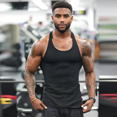 Sports vest men's running training curve sling fitness