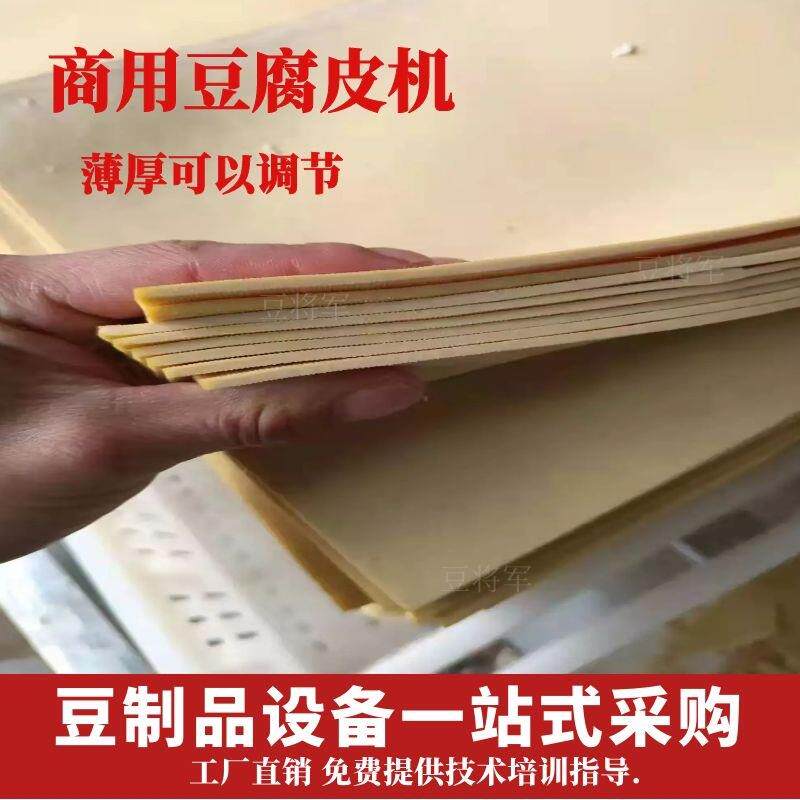 全自动商用豆腐皮机 直销大小型豆腐皮机 山东优质豆腐皮机器厂家