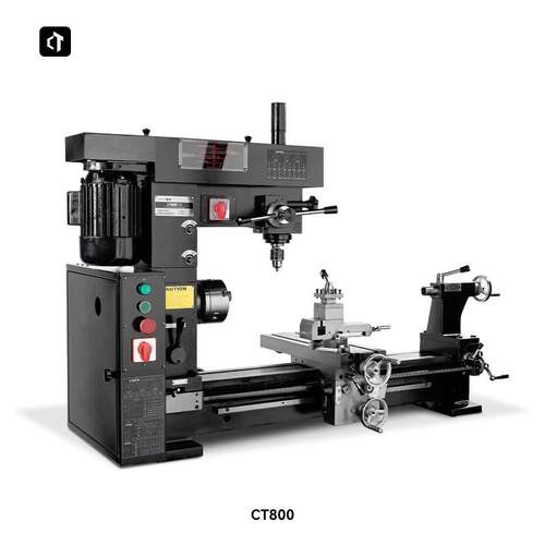 呲铁新品CT800多功能工具机车钻铣三合一家用车床钻铣床小车铣钻