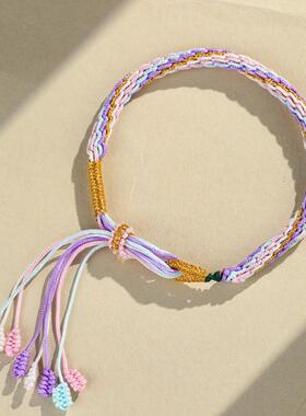 国风鱼尾轮回编织男女情侣手链