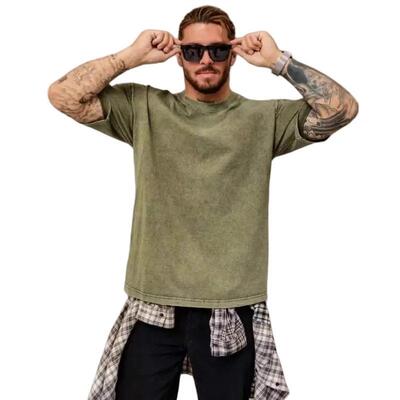 3Pack Unisex heavyweight washed cotton T-shirt, loose