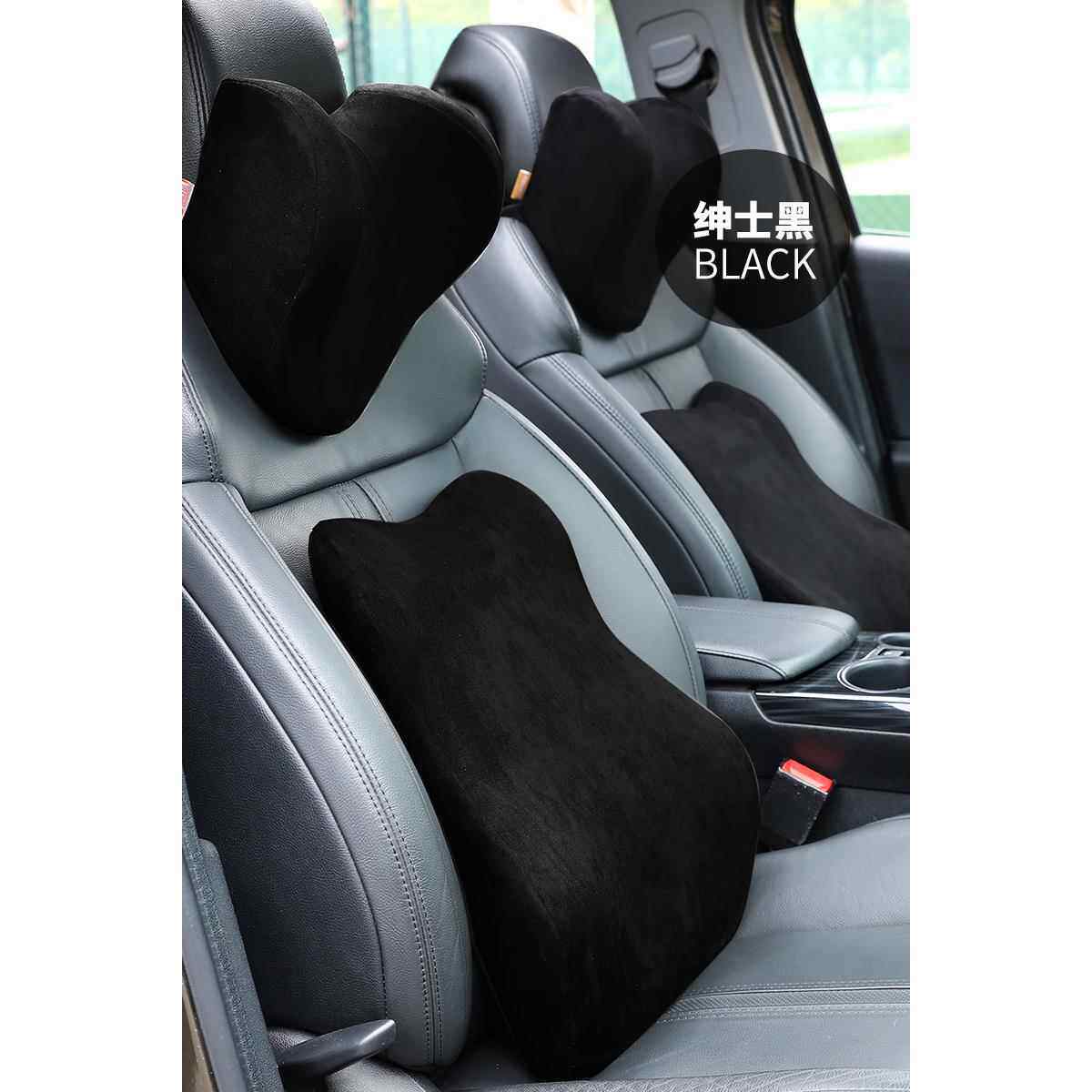 汽车头枕护颈枕座椅记忆棉靠枕车用枕头车载腰靠脖子车内用品一对