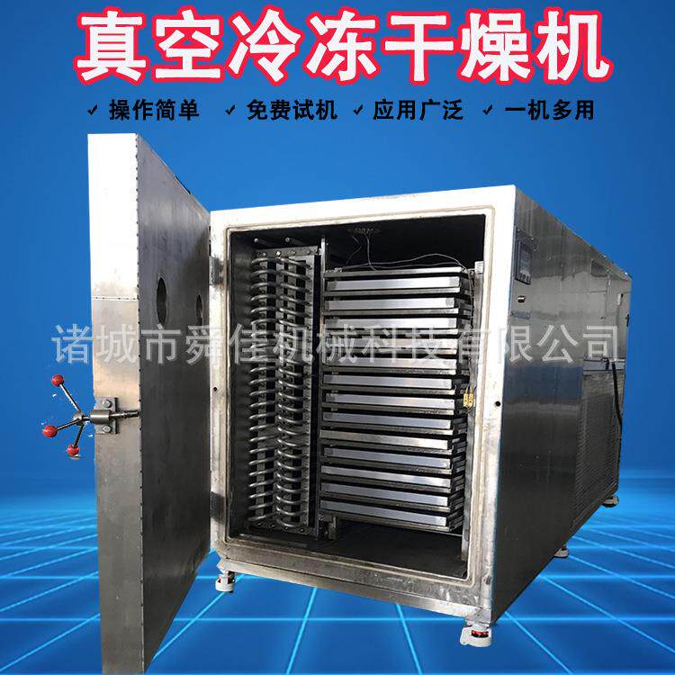 鱿鱼粉蟹肉棒冷冻真空干燥机 低温式水果真空冻干机