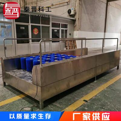 煤矿用无动力喷淋自扫式洗靴机 2*1.5米双通道无动力矿用擦靴机