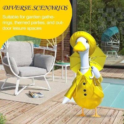 Porch Duck Outfit Cute Yard Duck Outfits Festive-Style