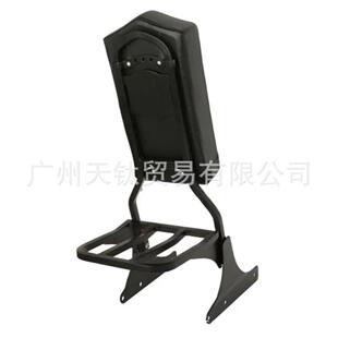 适合哈雷软尾FXST 靠背Sissy bar 行李架后乘客靠背