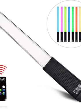 9W摄影补光棒USB充电Q508A灯手RGDB网红直播 美颜补光灯便携LE补