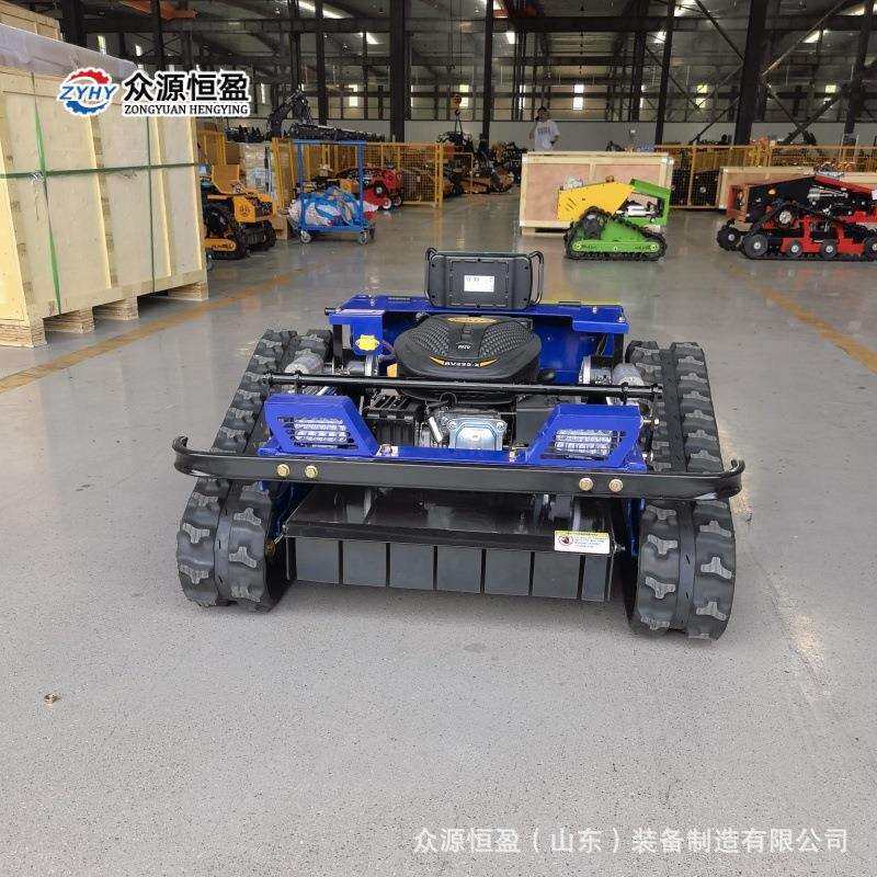 出口割草机Remote control crawler小型汽油引擎碎草机工厂