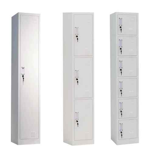 铁皮柜员工更衣柜储物文件柜宿舍健身房瑜伽游泳馆单门储物柜带锁
