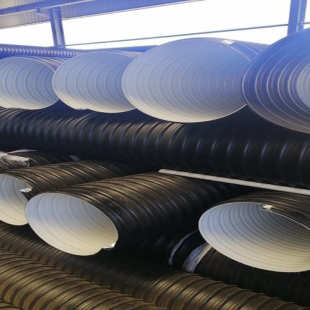 云南厂家批发 复合聚烯烃DRPO塑钢增强缠绕管 HDPE钢带波纹管