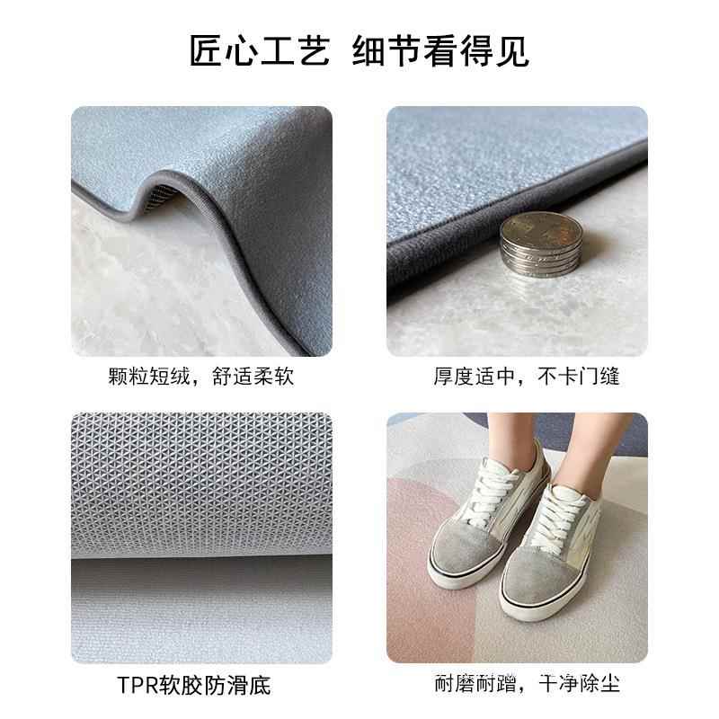 轻奢现家代进门口地垫入户门垫防用客滑脚垫子门厅厅踩脚地毯ltao