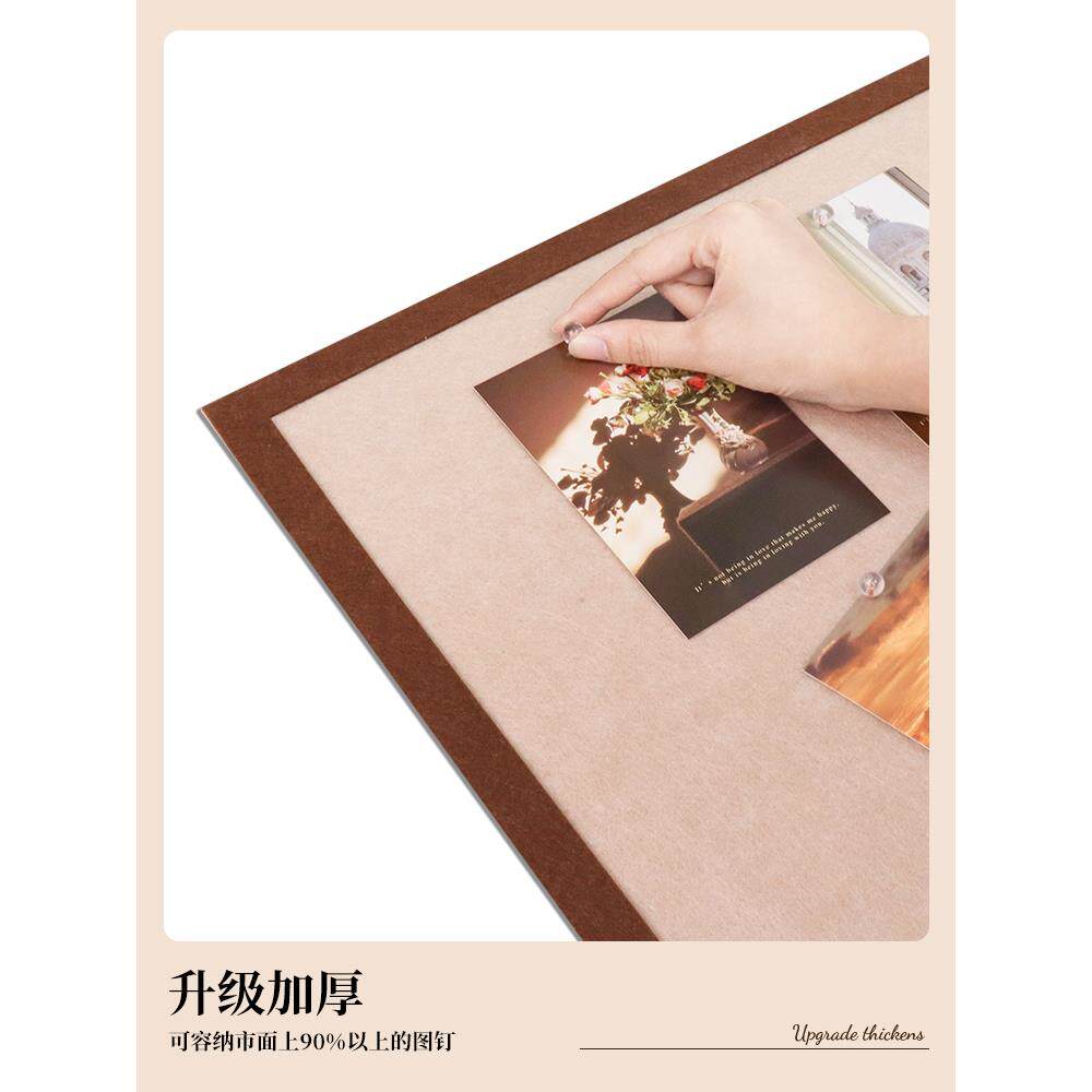 毛毡木板板贴照片墙墙背景软板羊毛毡墙贴拍立得照片相片挂ADR墙