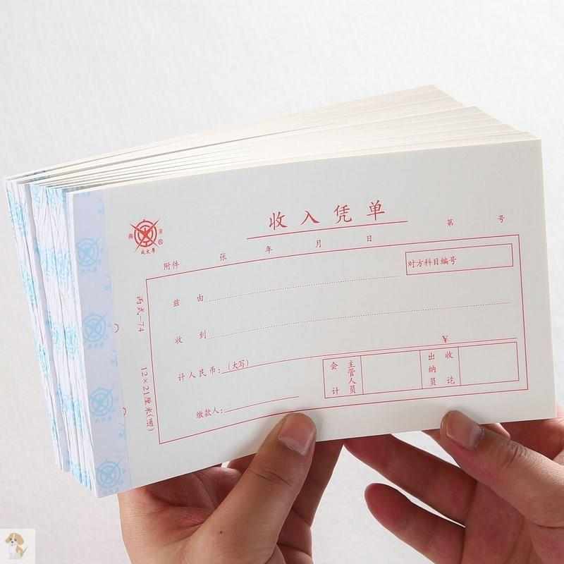 通用财务会计单联收款凭证现金付款凭证支出凭单现金收入证明单。