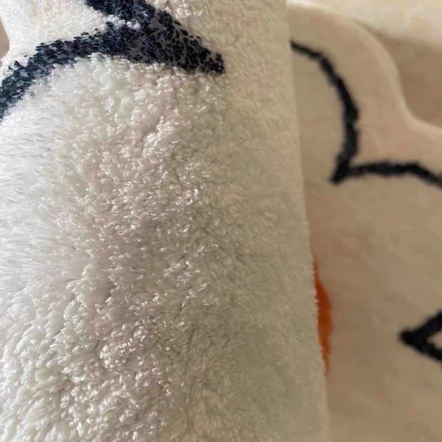 卡通圆形地毯爬爬垫电脑椅吊篮地毯客厅卧室床边地垫儿童爬行地毯,居家布艺,地毯,淘宝优惠券,粉丝福利购,淘宝优惠卷