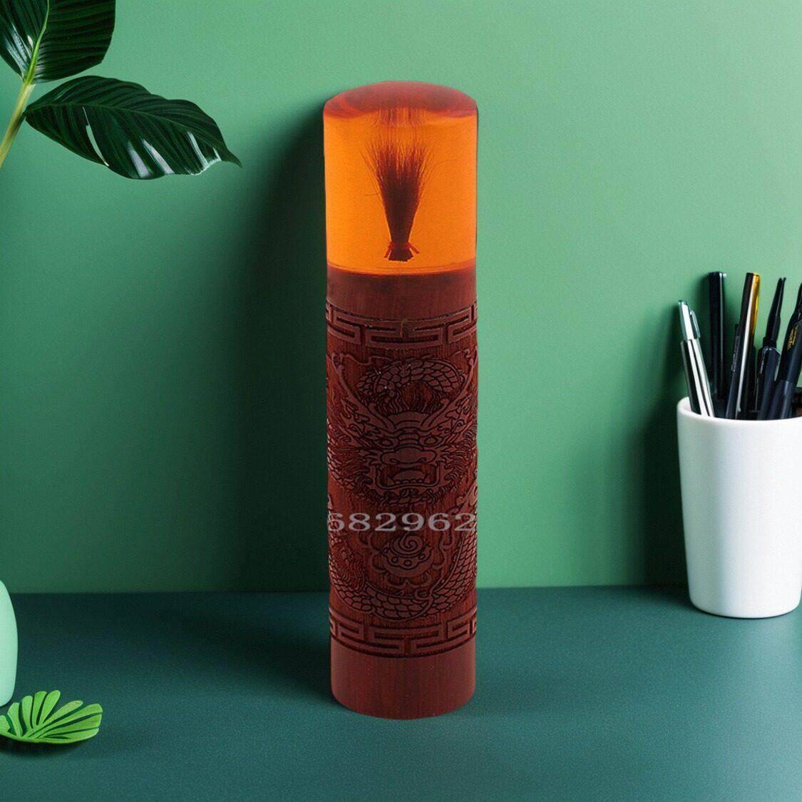 胎毛纪念品脐带章胎毛章制作 定海神针胎毛章