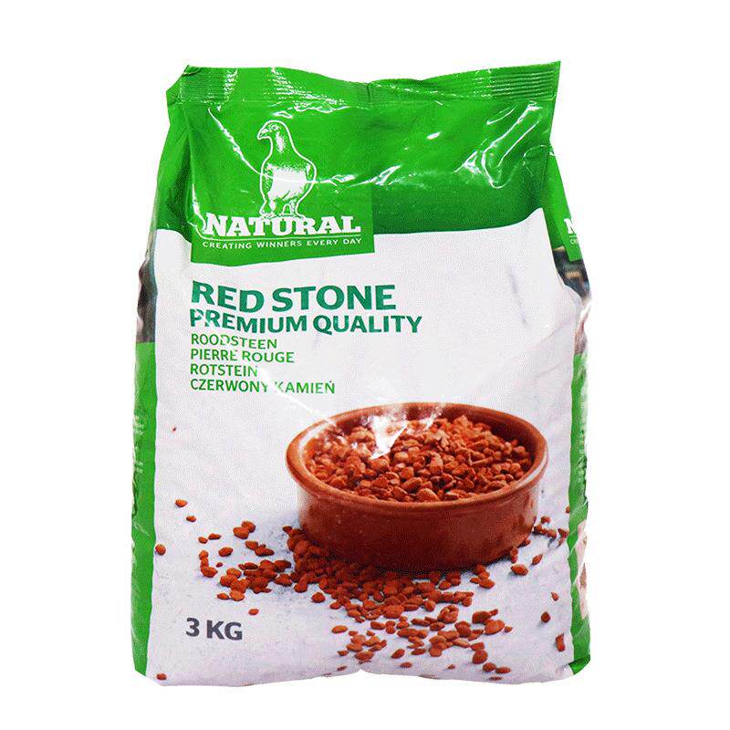 比利时耐久能红矿石3kg 赛鸽信鸽鸽用保健砂一箱5袋 浙江沪皖包邮