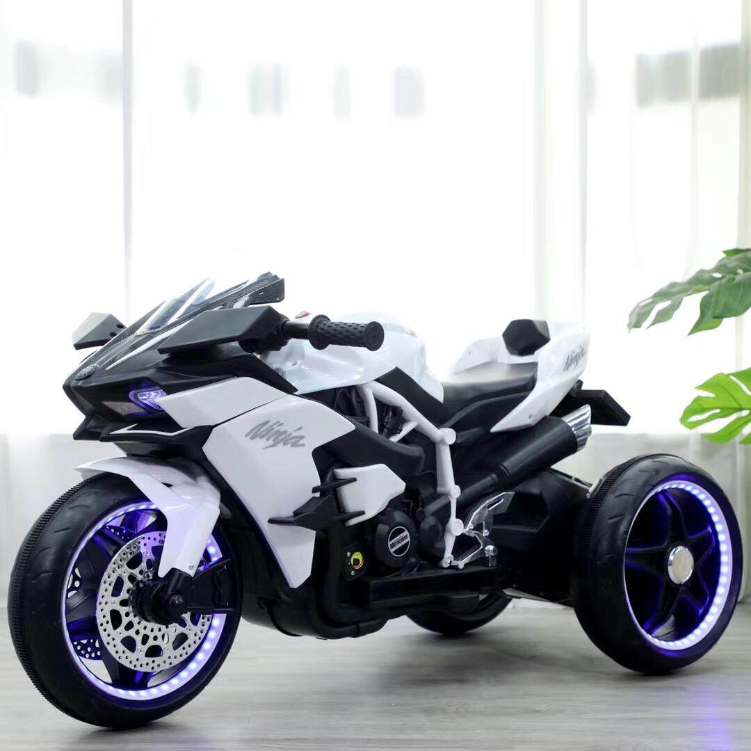 正品新充款儿可童电动三轮摩托车双电瓶电小孩宝宝可坐人驱大号玩