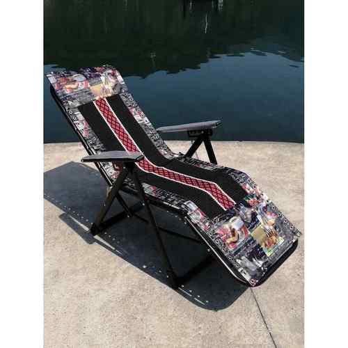 躺椅布 椅子替换加厚斯林靠椅布面折叠椅配件大全穿绳沙滩椅网布