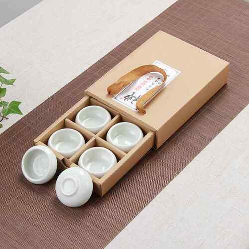 定窑杯光杯 陶023亚功瓷夫茶 茶具