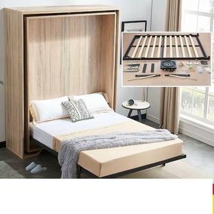 形电床五正金配件动壁挂床折叠床书桌床翻板床墨菲B18床垫金属