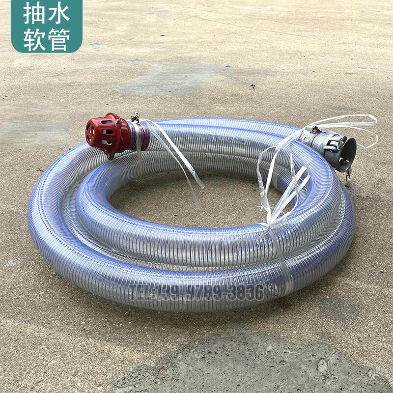 程力洒水车抽水管 2.5寸加厚钢丝管 湖北洒水车配件管 可定制滩簧