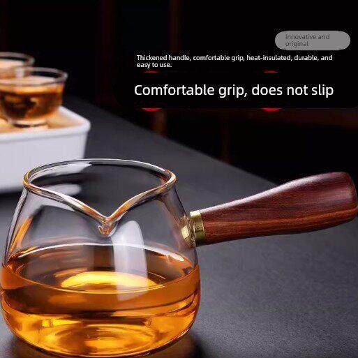 侧把手直观壶加厚耐热玻璃过滤茶机家用茶具套装电陶瓷炉泡茶装置