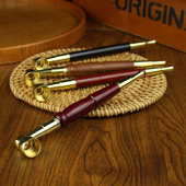 粗只细只中只三用烟嘴可拆卸实木烟嘴过滤循环型可清洗男士 吸烟铜