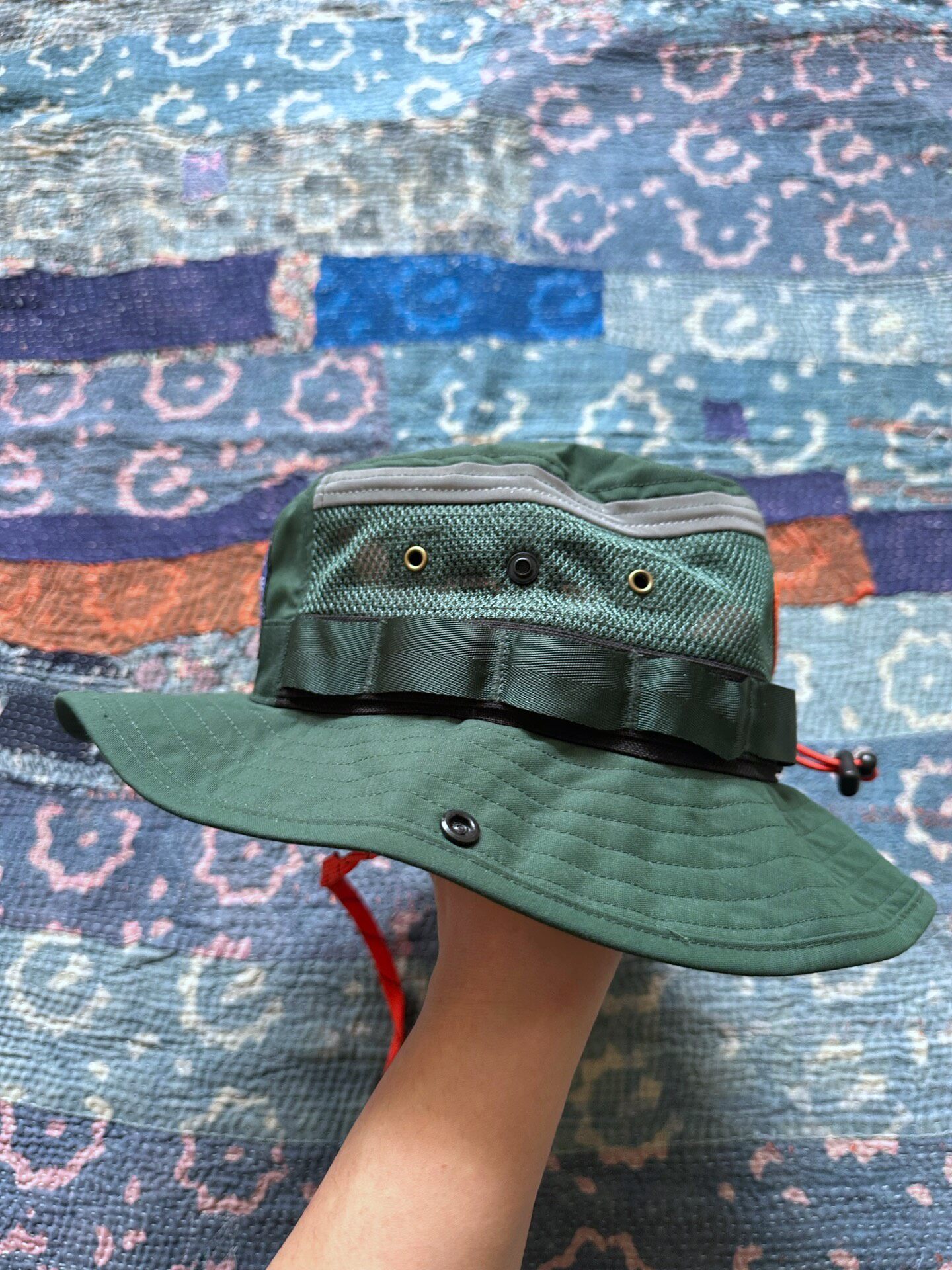 Polo Sport Green Bucket Hat 3M Reflective — front