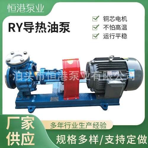RY导热油泵BRY高温导热油泵风冷式导热油循环泵厂家供应