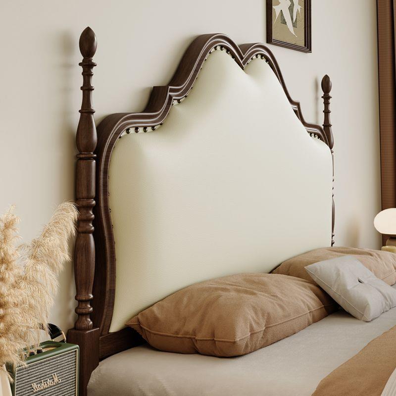 .致格2024新款美式1床5米实木现代简约主软靠包中古风卧室1.8GLB