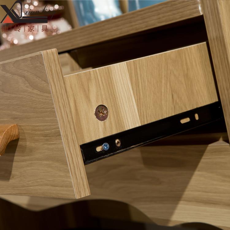 简现约代卧梳妆台户型板式化妆柜NUF组合梳妆桌带凳小工室厂直供