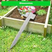 铁栅路枕木锯支架钢齿状栏支架重型枕木桩架木柱材花盆花FS 2324