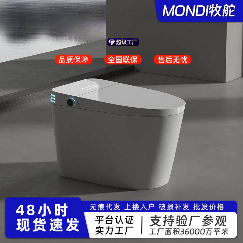 潮州牧舵新款智能马桶一体式全自动即热式感应翻盖遥控烘干坐便器