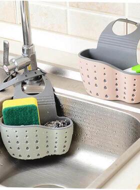 Sink Shelf Soap Sponge Drain rack Kitchen Organizer Holder