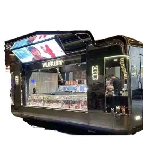 美食专用奶茶多功能餐车厂家摆摊移动车夜市模型餐车街景商场餐车