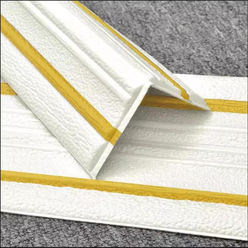 自粘墙贴装饰线条画框贴软包d立体顶角线墙角线防撞条阴角遮丑贴