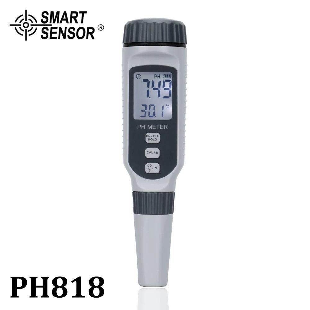 希玛PH818水质酸碱度测试仪PH测试笔水族鱼缸PH值数显便携式PH计
