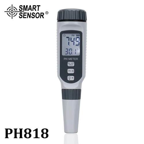 希玛PH818水质酸碱度测试仪PH测试笔水族鱼缸PH值数显便携式PH计