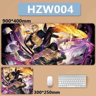 海贼王航海王鲁夫五档尼卡形态红发香克斯索隆香吉士梅利号滑鼠垫